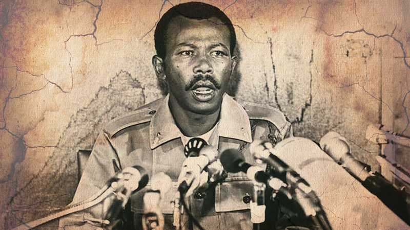 Shalleqa (Major) Mengistu Hailemariam, influential member of the Derg, who orchestrated the execution of former imperial officials and General Aman Andom, the chairman of the Derg itself