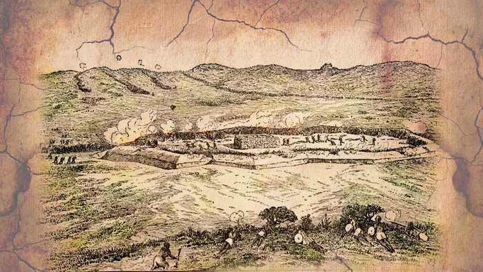 At the Battle of Gura'e, Egyptian fortress at Gura'e was attacked by Abyssinian army under Emperor Yohannes IV